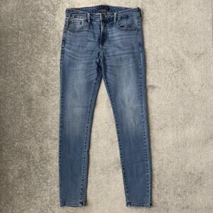 Aeropostale Jeans Womens 12 Long Low Rise Jegging Stretch Denim Skinny Pants